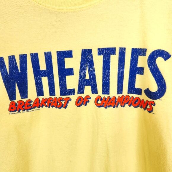 Wheaties Breakfast Of Champions Short Sleeve Tee Size Large - Picture 4 of 7